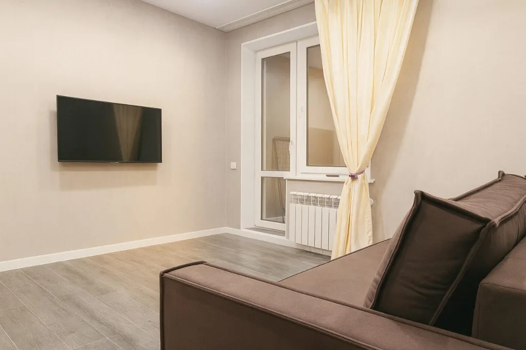 Стильная однокомнатная квартира Тирамису в ЖК На Пархоменко