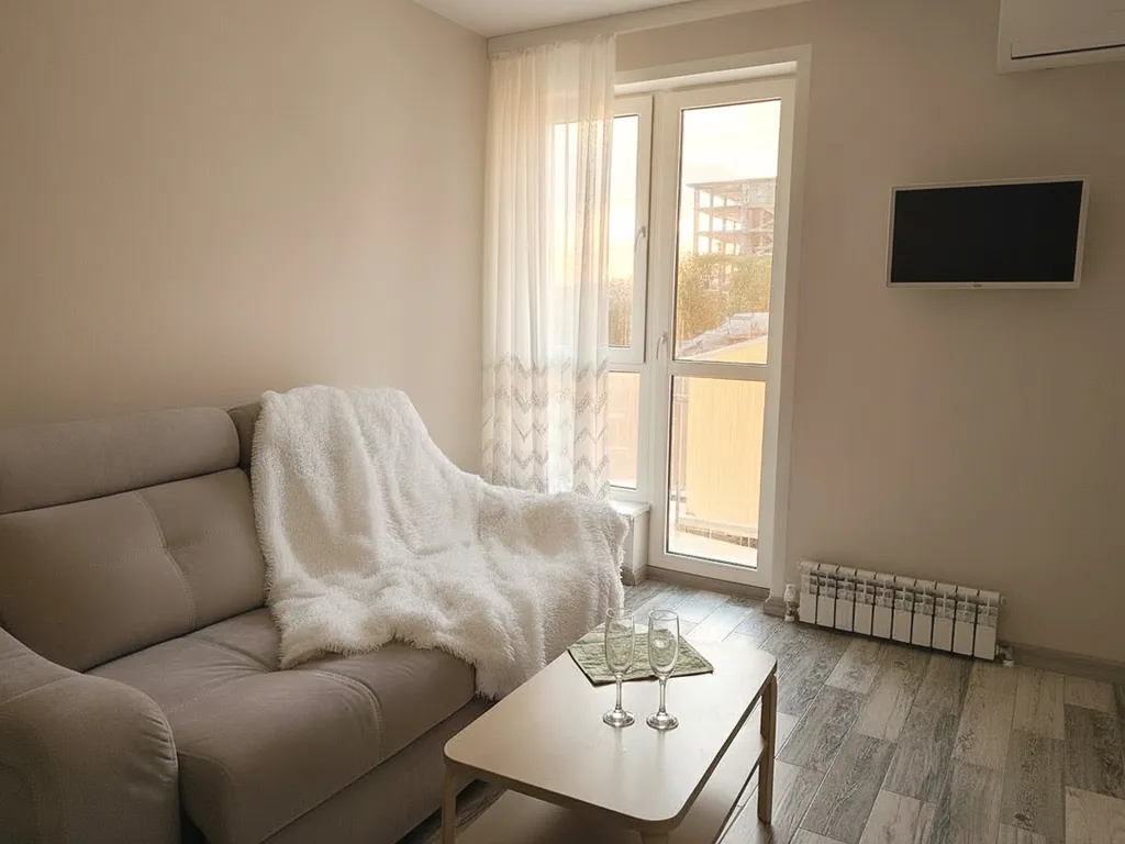 Гостеприимная однокомнатная квартира «Горизонт Ялты»