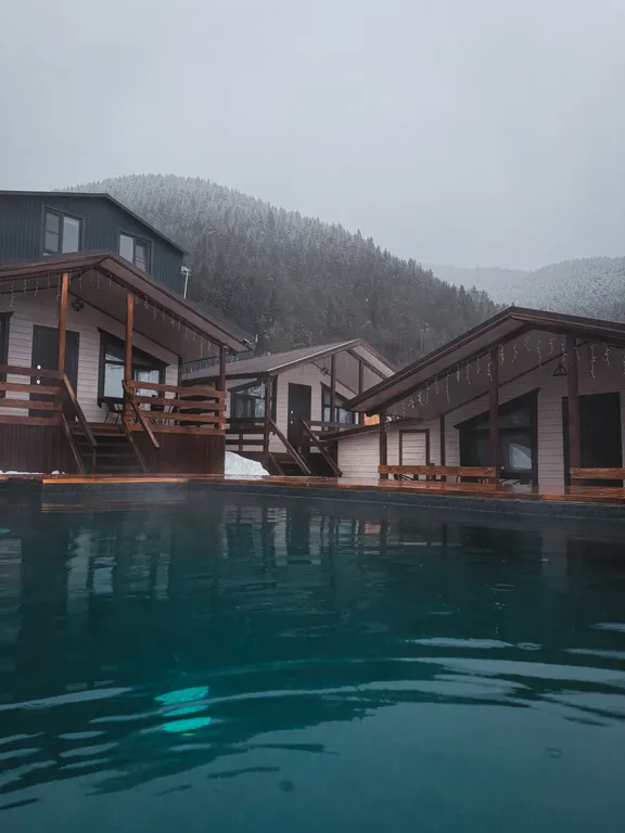 Коттедж Уютный эко-домик с видом на горы — Архыз