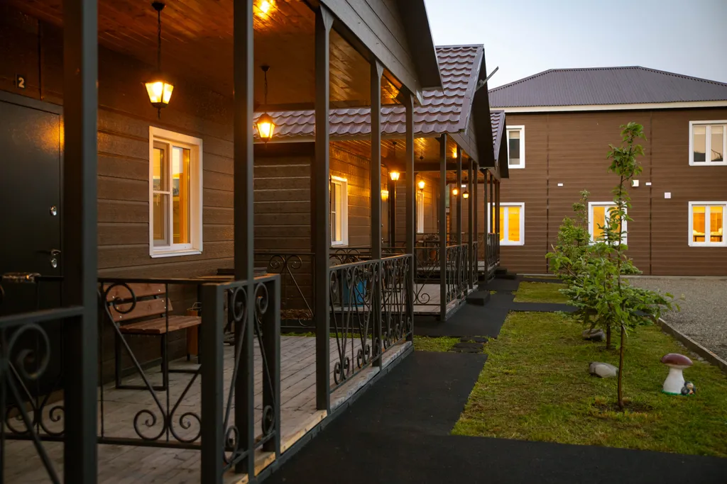 Двухместный коттедж с видом на горы