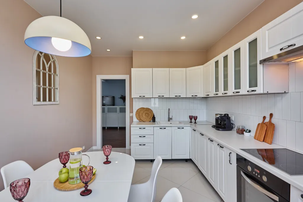 Квартира Трехкомнатная квартира Ривьера с видом на Гавань — Санкт-Петербург