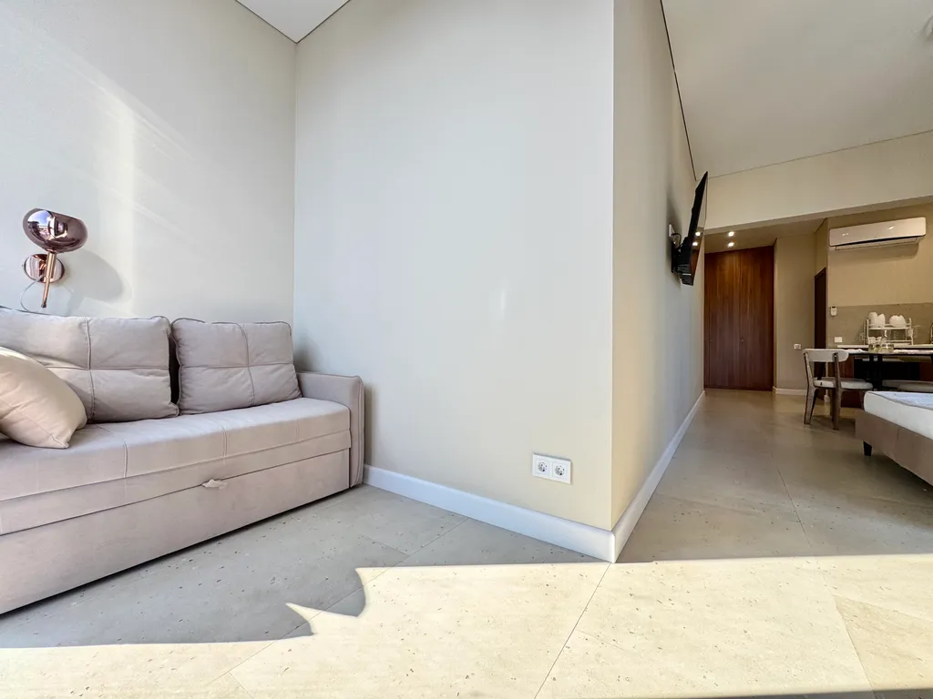 Квартира Квартира Люкс с видом на море и реку с балконом — Лазаревское