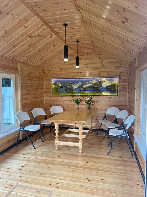 Коттедж 2-комнатный Дом — Деревянное