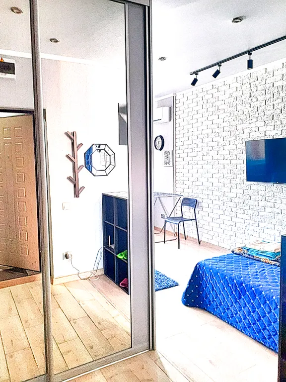 Квартира-студия Малышка с видом на Волгу