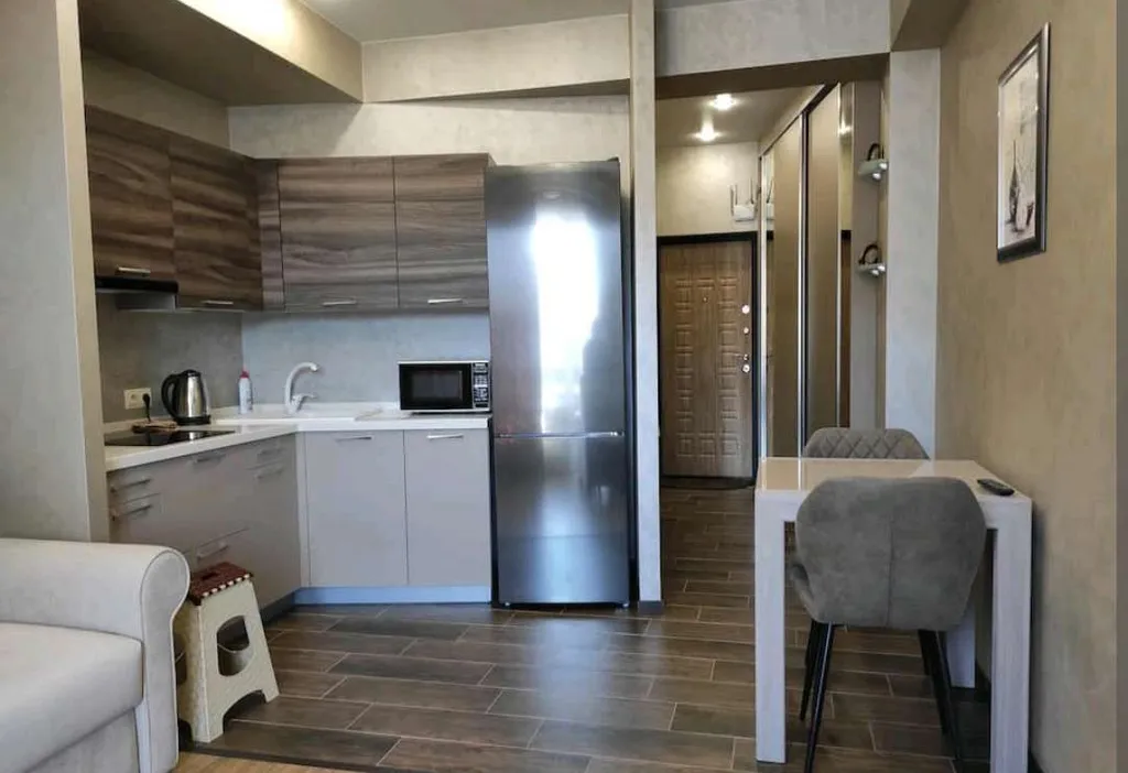 Уютная студия с видом на горы