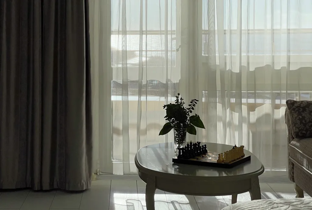 Квартира у моря с двумя спальнями и панорамным балконом