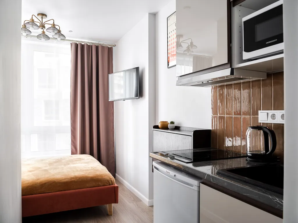 Уютная новая студия у метро