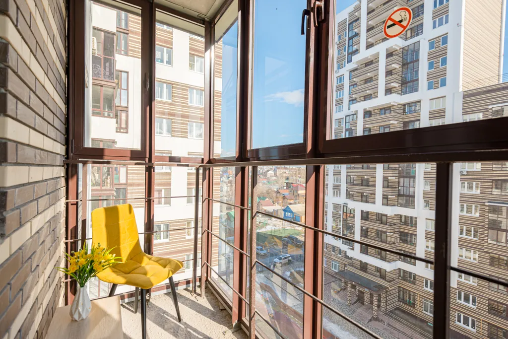 В центре в современном доме с гостиничным сервисом бесконтактно