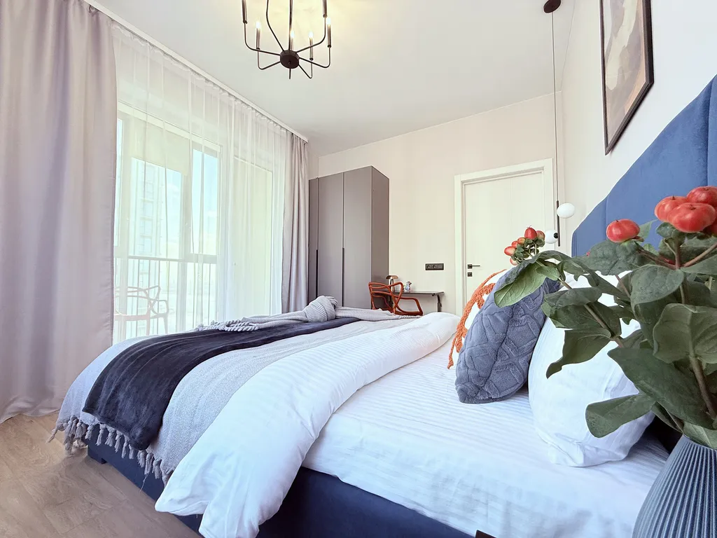 Квартира Квартира Яркий дизайн, панорама на реку прямо с кровати — Новосибирск