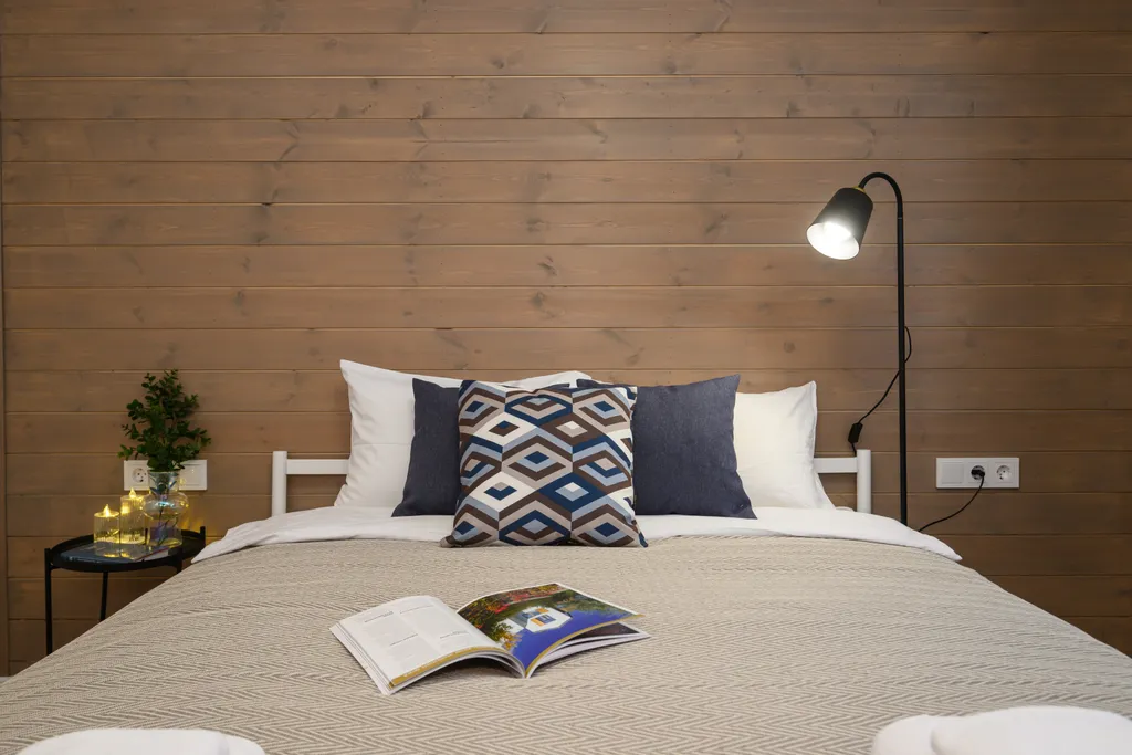 Дом в лесу с Банным чаном у озера