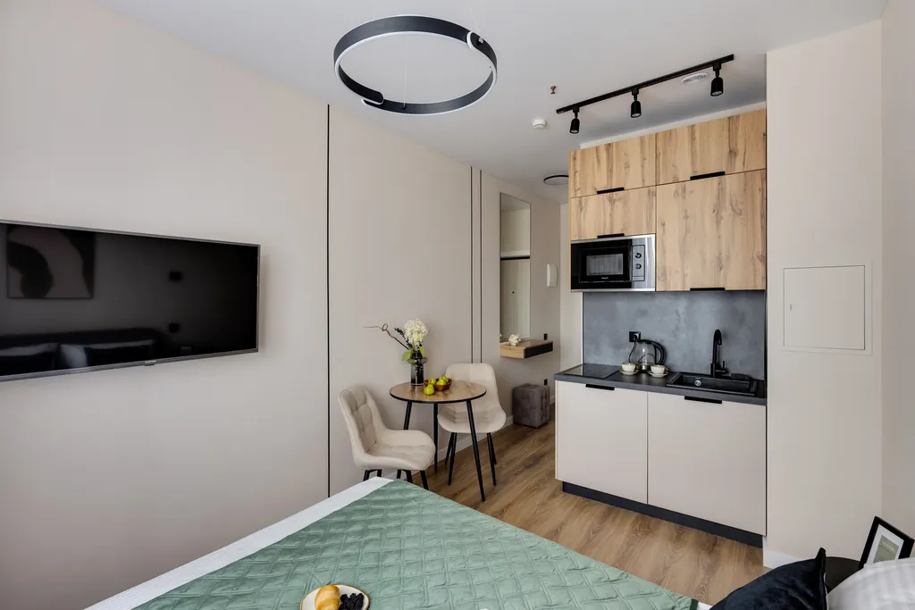 Квартира Квартира Уютный апартамент на Ботаническом саду (Green) — Москва