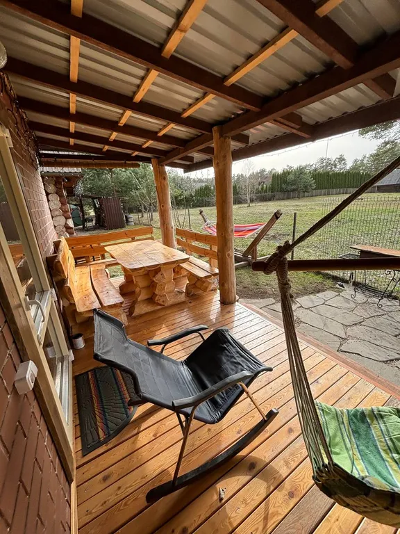 Дом с балконом у озера Нарочь