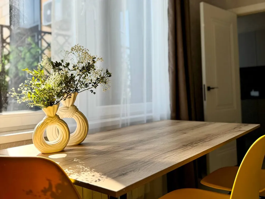 Светлая студия для четырёх гостей рядом с Термы Видное