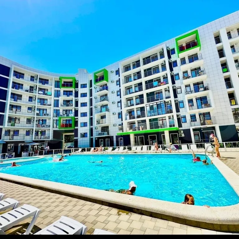 Квартира Квартира Студия до моря 300м,бассейн — Анапа