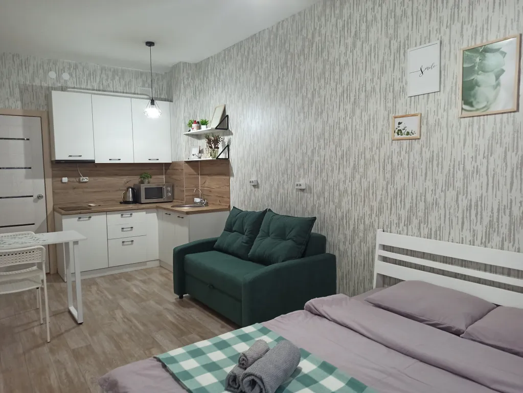 Квартира Квартира Уютная студия с шикарным видом на город — Красноярск