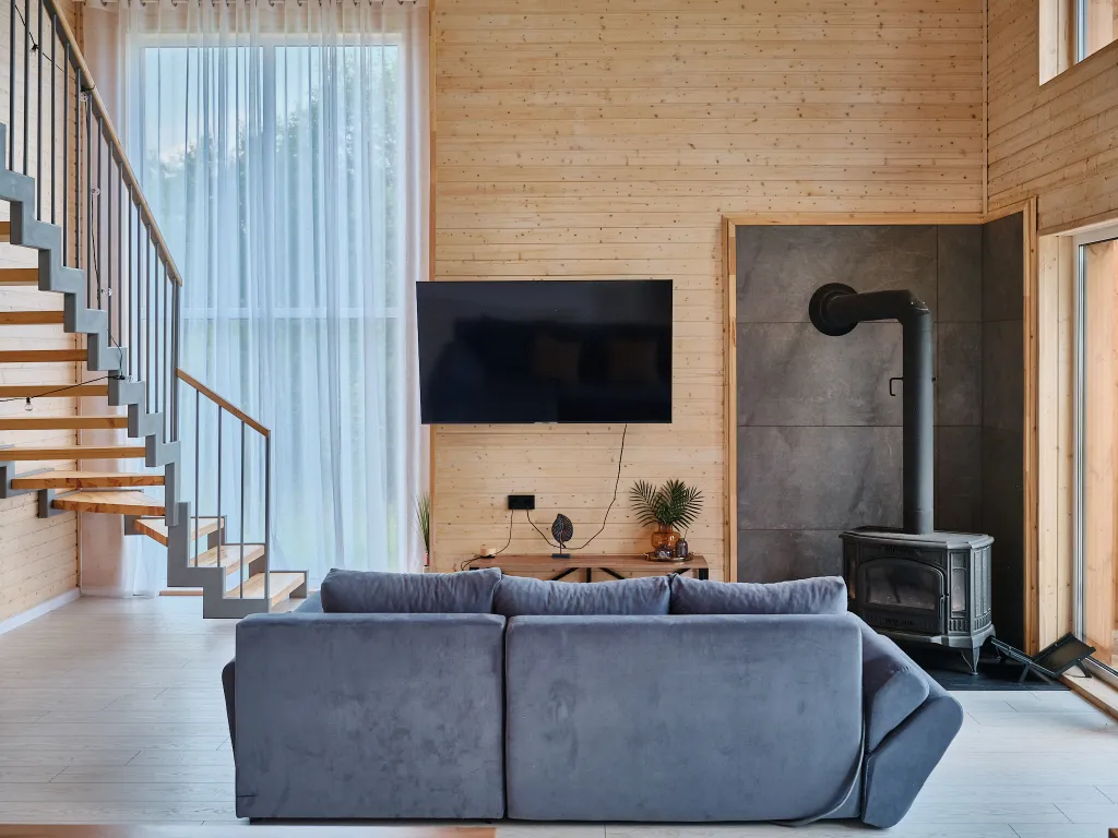 Двухэтажный дом 472 с банным чаном и камином