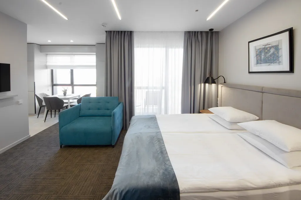 Апартаменты 4Кайф Kristall Studio с видом на море