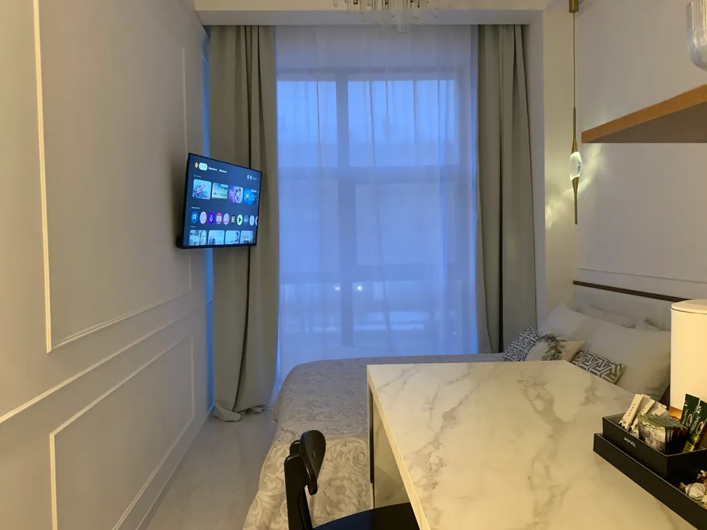 Бизнес-апартаменты CRYSTAL -парковка, кухня, стиральная машина СмартТВ