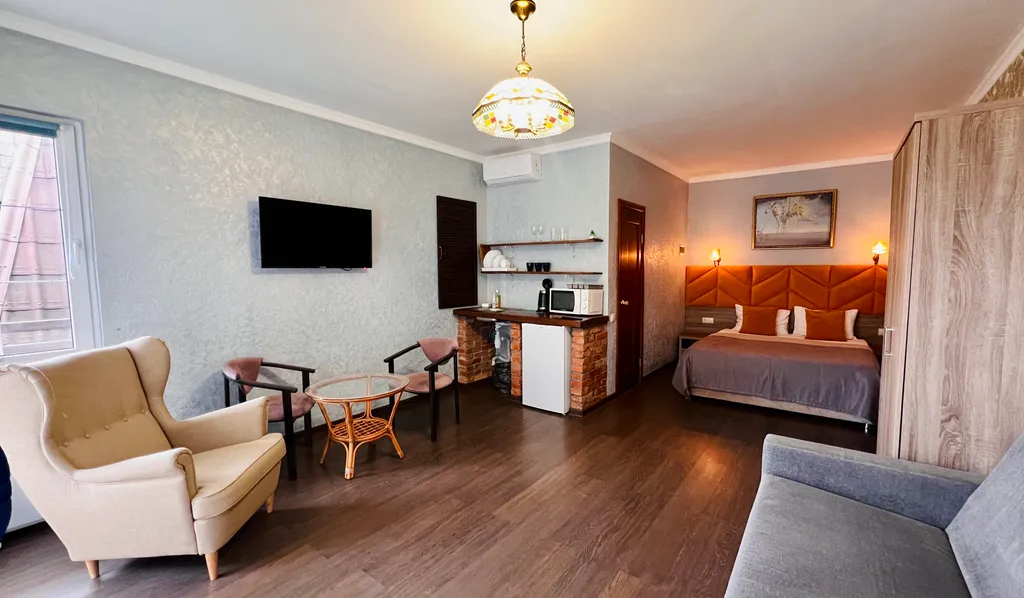 Квартира Квартира Студия в Средиземноморском стиле — Гагра