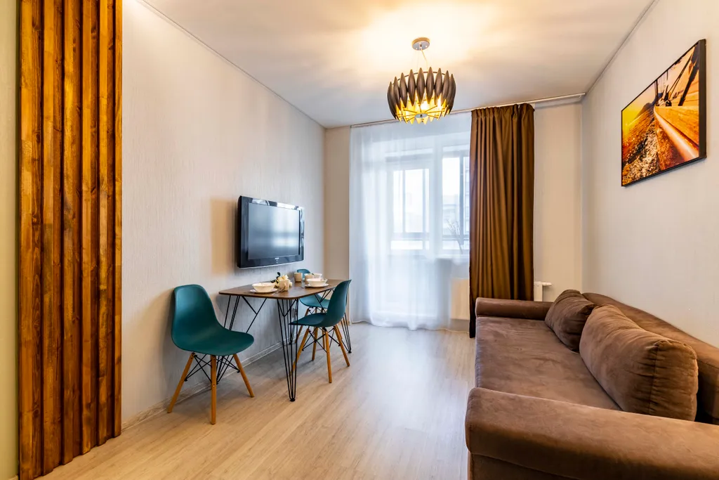 Евродвушка около метро Чкаловская для 4-х гостей