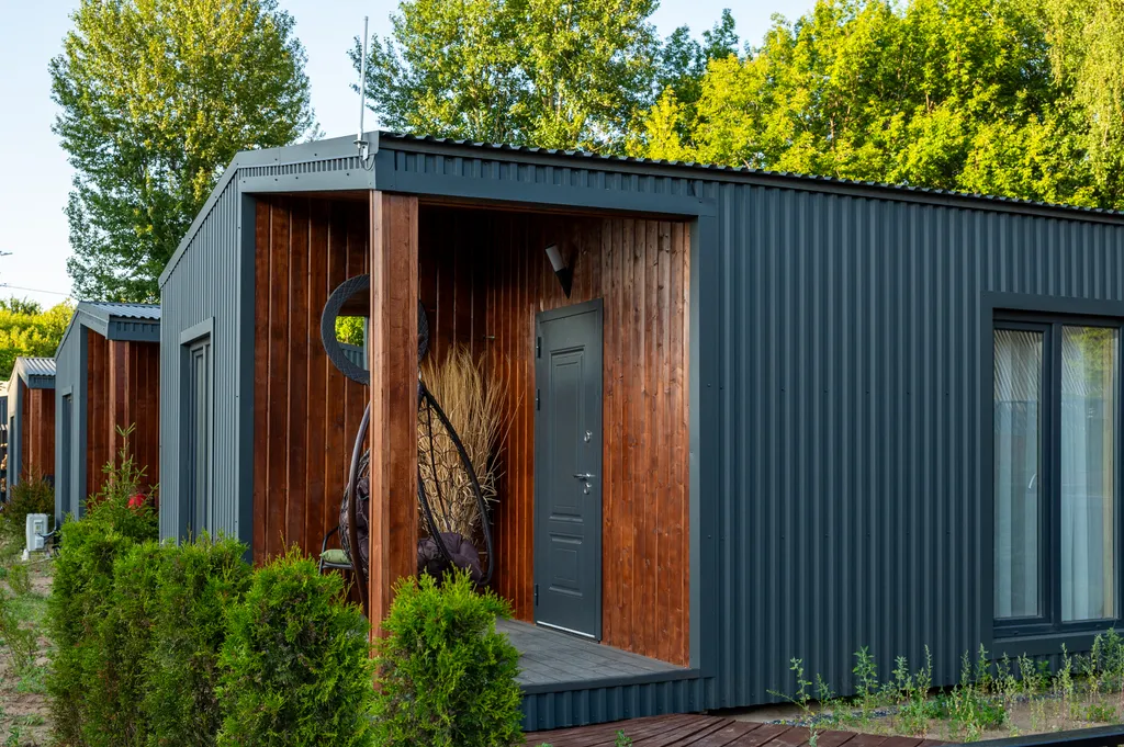 Коттедж Модульный дом для отдыха в городе — Казань