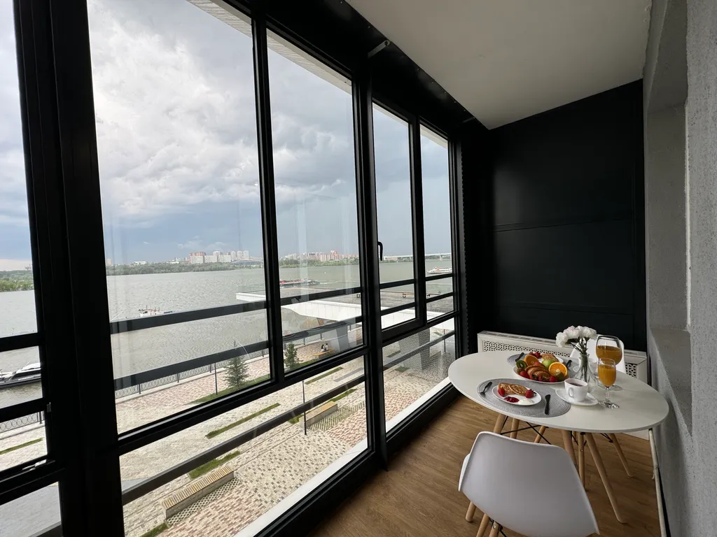 Квартира Апартаменты с шикарным видом на реку — Новосибирск