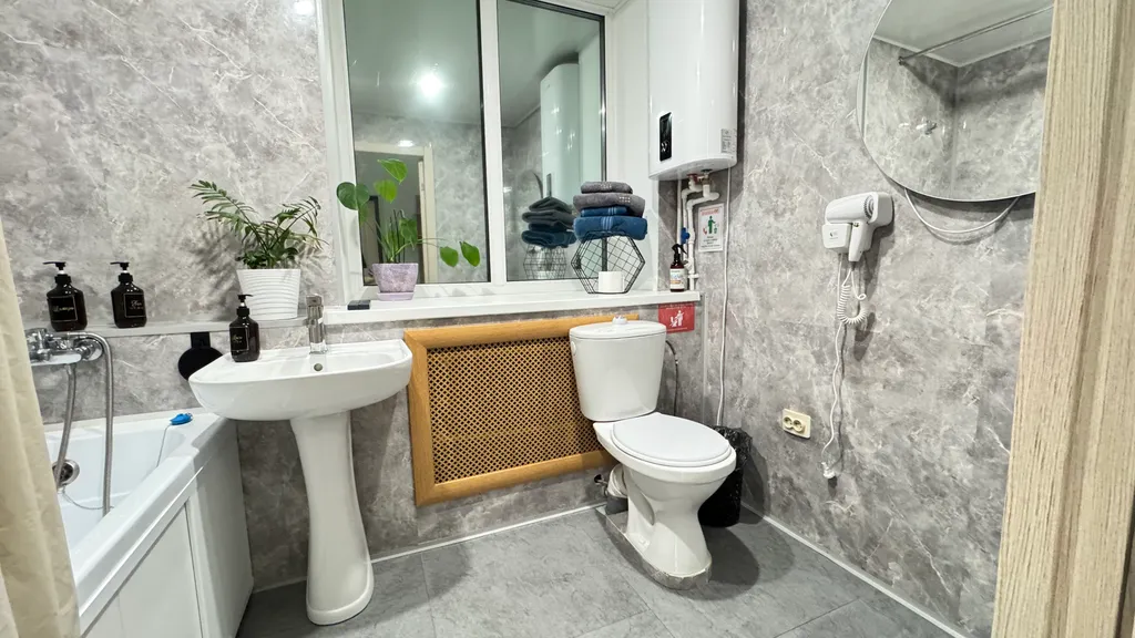 Апартаменты в центре Хабаровска (камин)