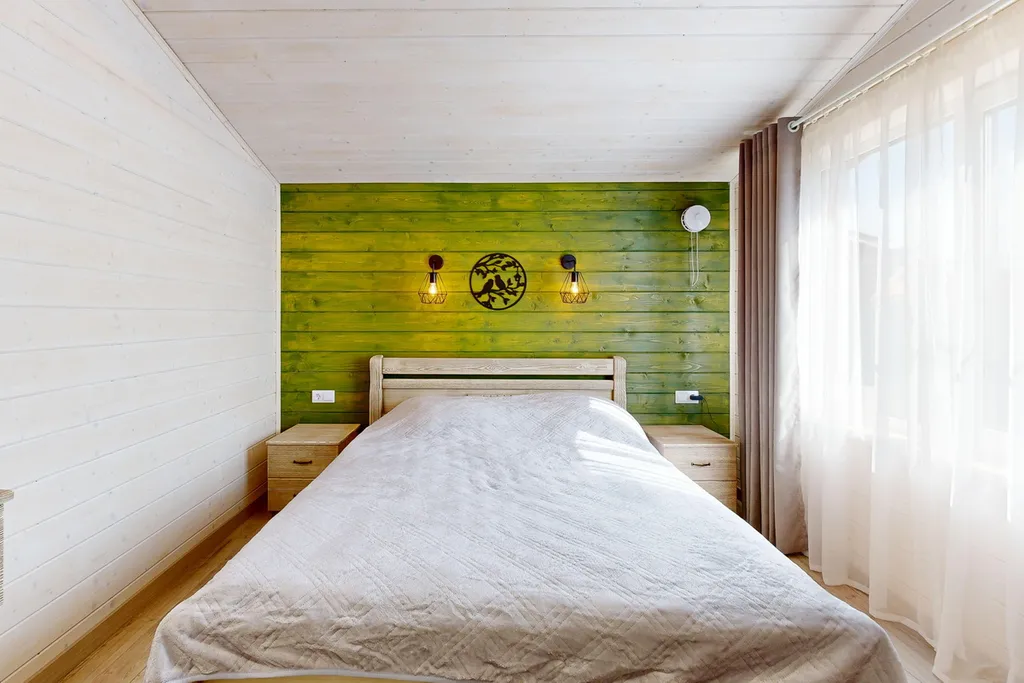 Дом с баней и чаном на участке 10 соток, Green island house