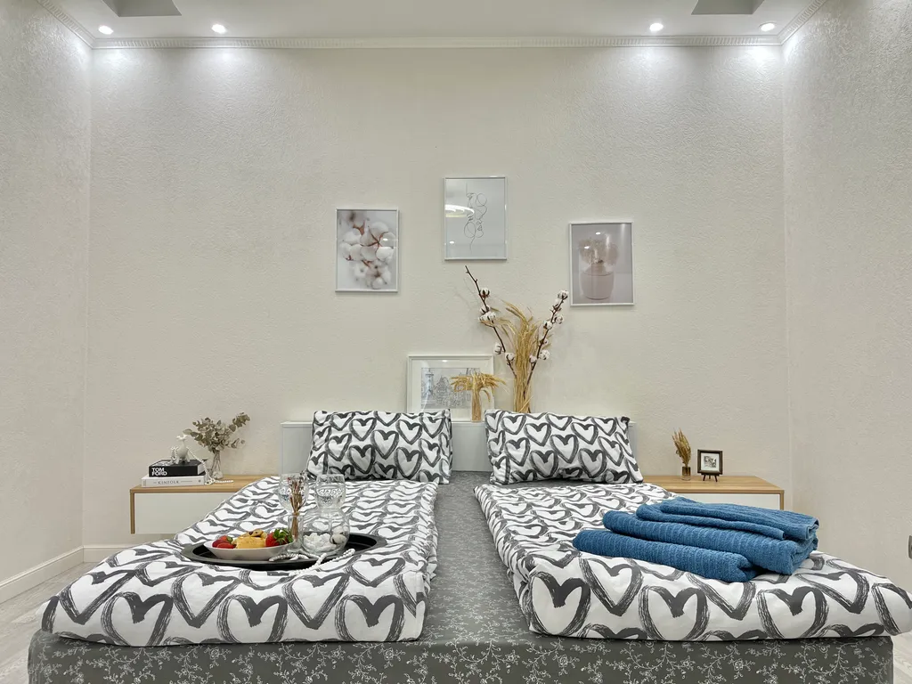 Стильные апартаменты sky рядом с аквапарком Ривьера