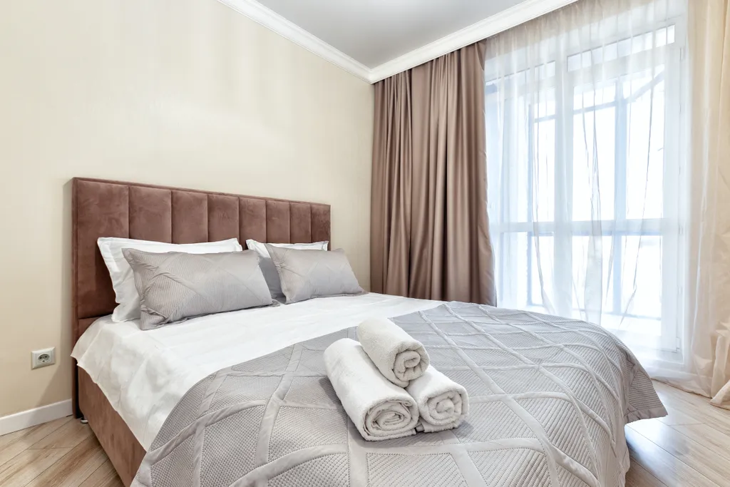 Квартира 2-комнатная с видом на город возле набережной в старом центре Астаны — аренда посуточно в Астана (Нур-Султан)