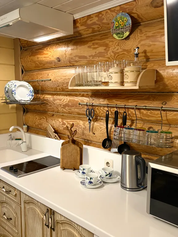 Загородный дом с бассейном и парной на дровах