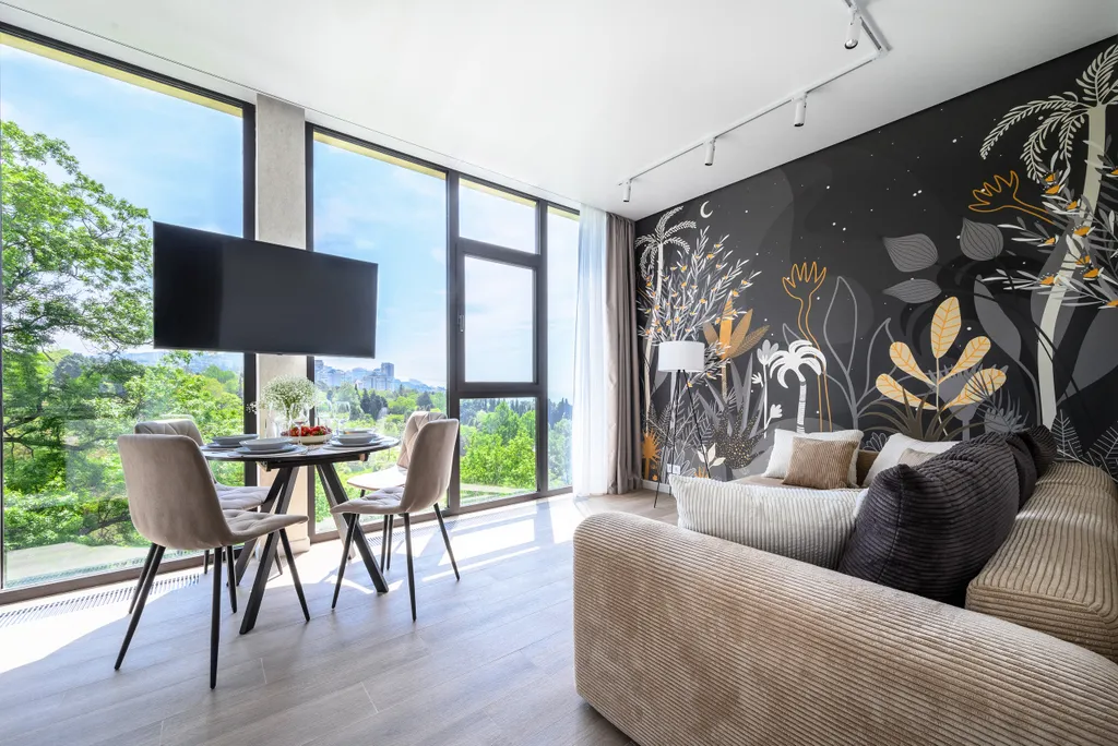 Квартира Двухкомнатные апартаменты с панорамным видом в центре — аренда посуточно в Сочи