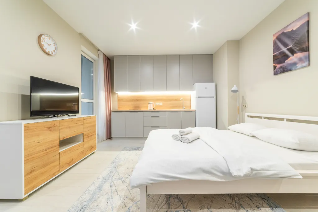 Квартира студия Минск Мир с балконом