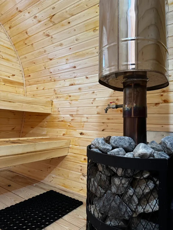 Шикарный новый дом с баней и чаном