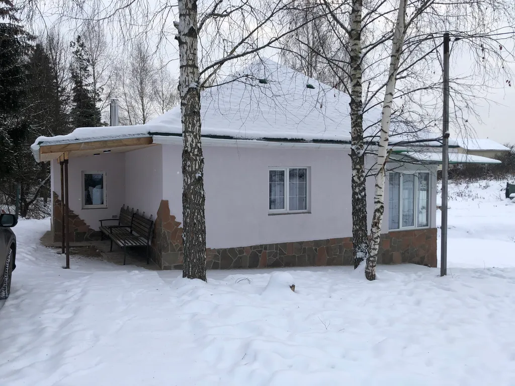 Банный домик на пруду