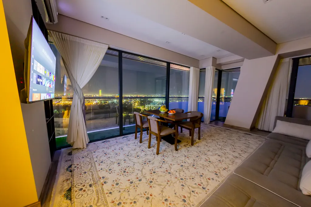 NRG U Tower, квартира с панорамным видом на Tashkent city 25 этаж