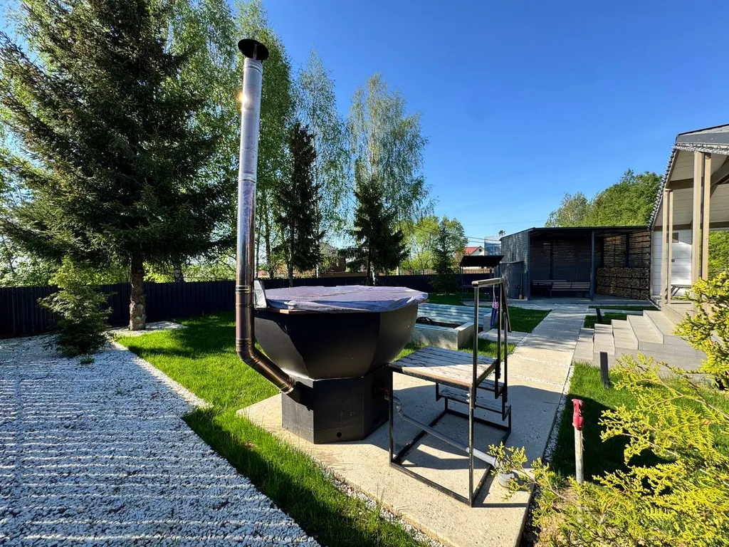 Моя атмосфера, ДубльДом с дровяной печью, банным чаном и костровой