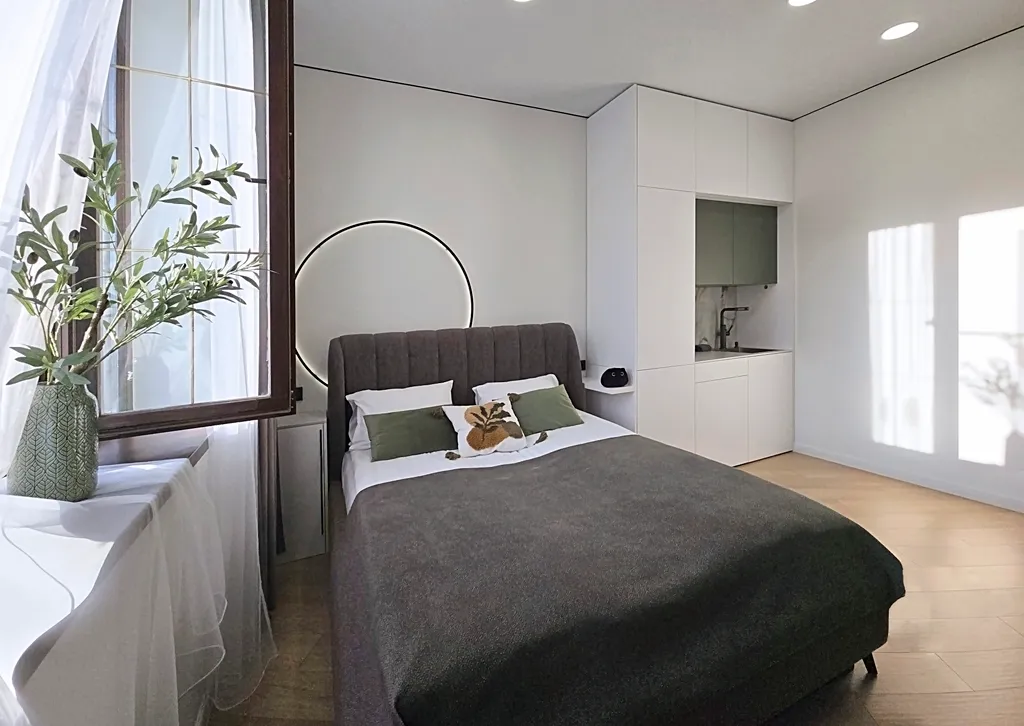Квартира Апартаменты студия Apartnamore Олива 1 минута до моря — Зеленоградск