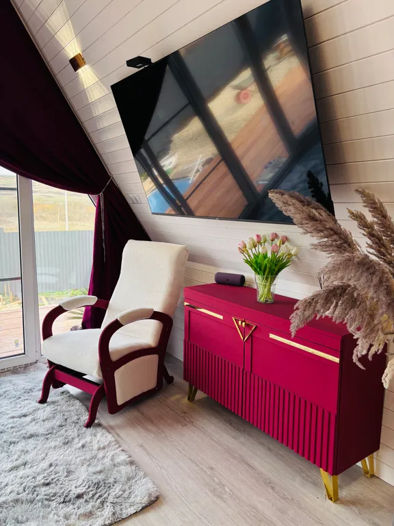 Коттедж Уютный A-frame «Облака» с видом на горы — Гостагаевская