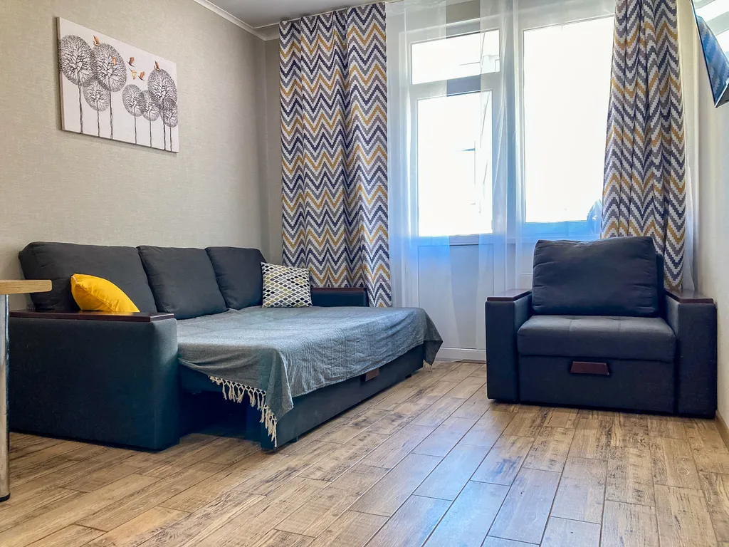 Квартира Квартира Уютная студия на первой береговой линии в ЖК Бельведер — Анапа