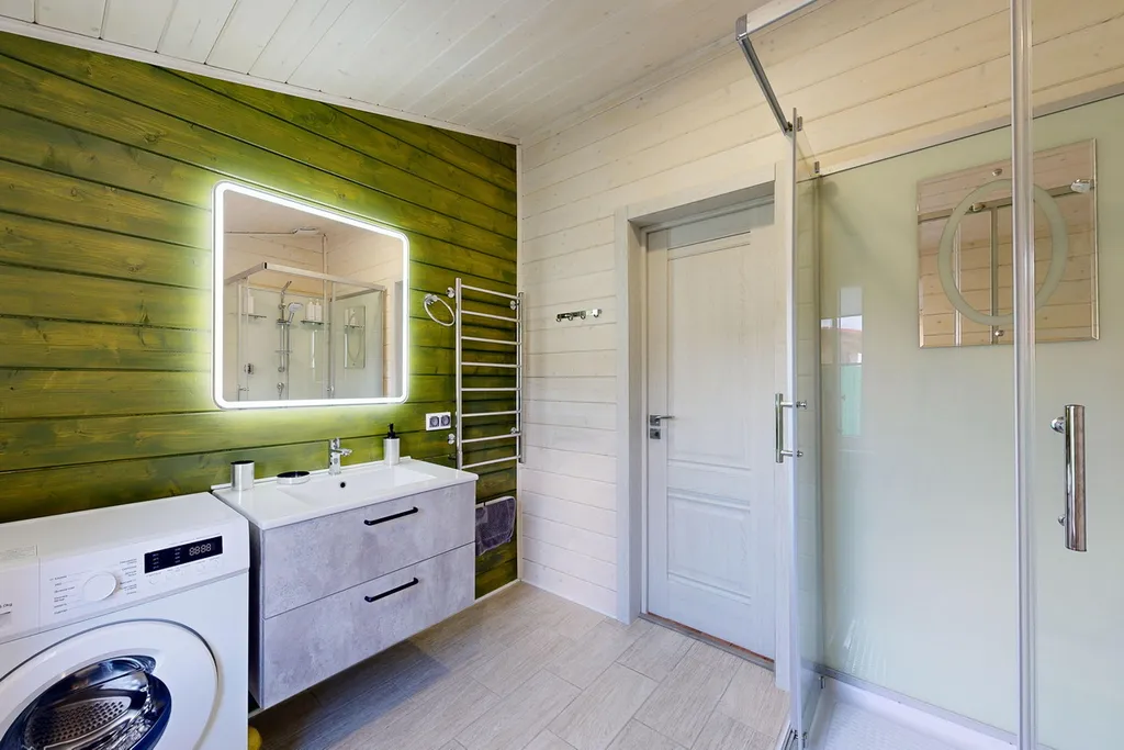 Дом с баней и чаном на участке 10 соток, Green island house