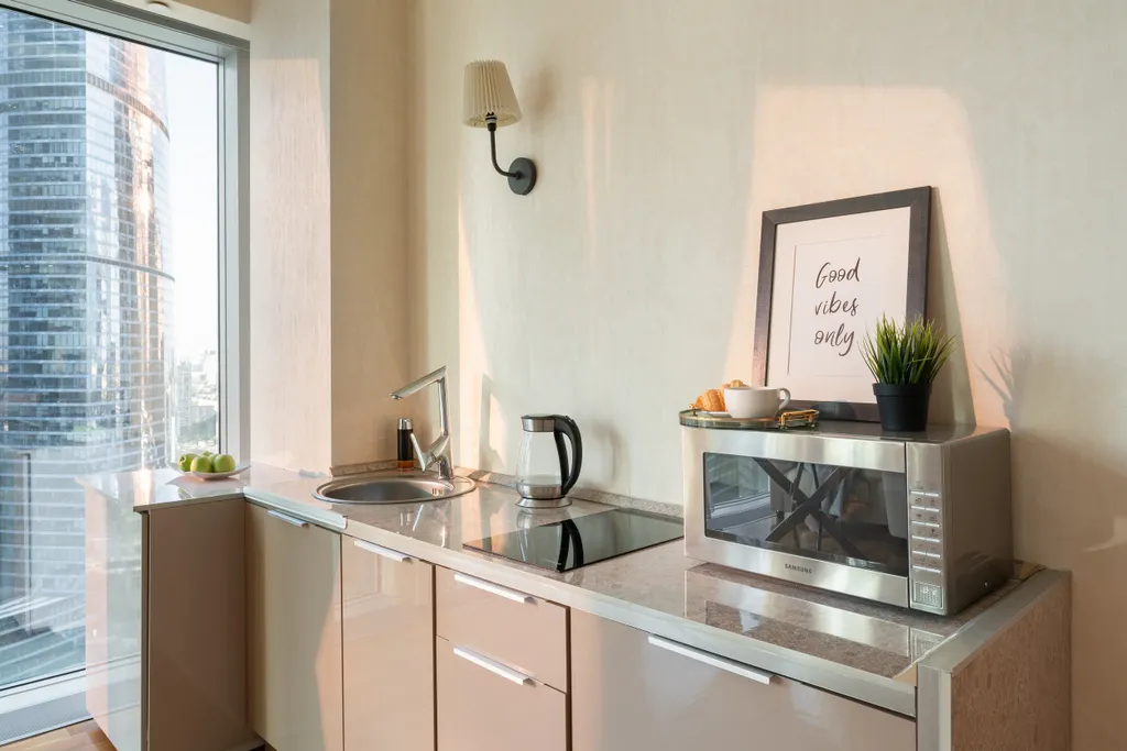 Квартира Квартира Апартамент с фантастическим видом на Сити — Москва