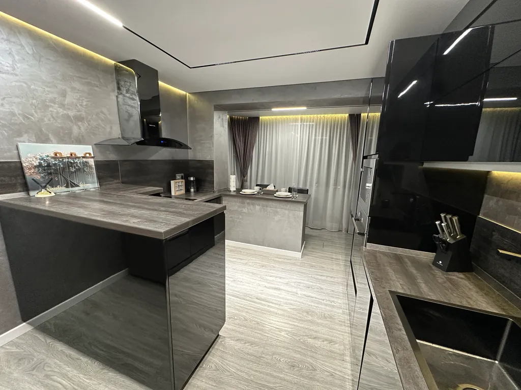 Уютная современная квартира у Парка Победы