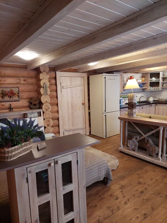 Уютный дом с баней рядом с рекой и лесом