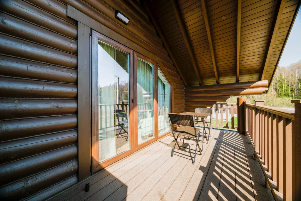 Дом шале с сауной, тренажерным залом и барбекю - для семьи и друзей