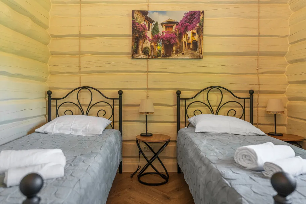 Уютный сруб из бруса №1