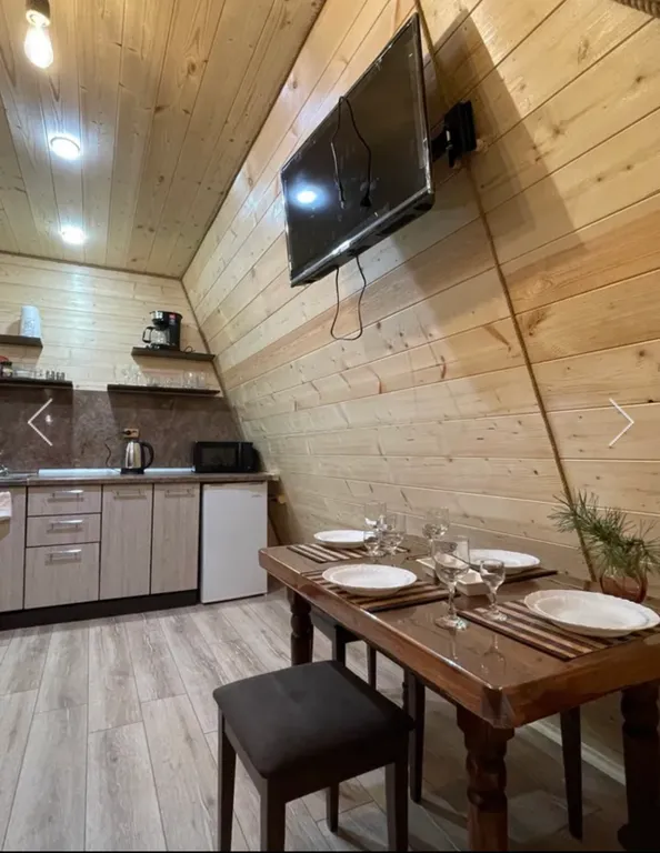 Коттедж A frame с видом на лес и горы — Архыз