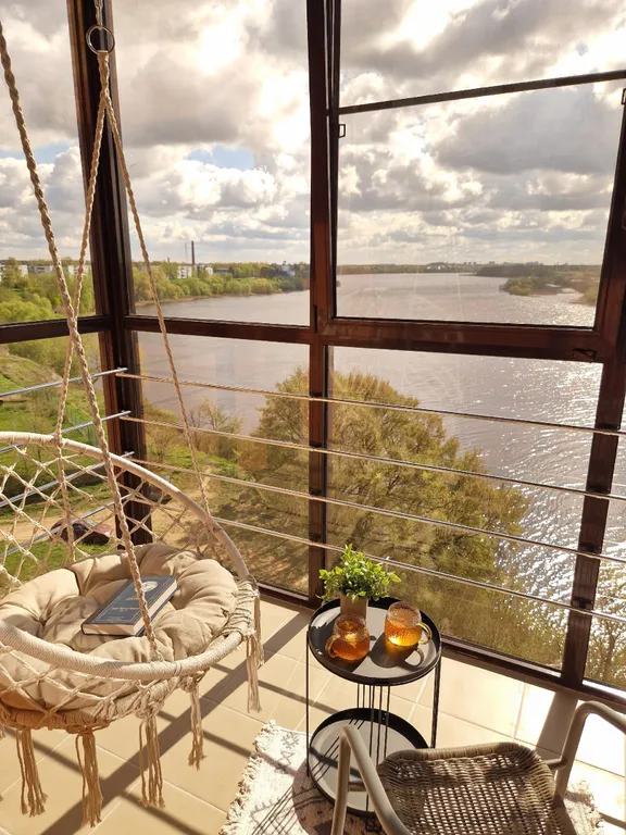 Уютная квартира с видом на реку