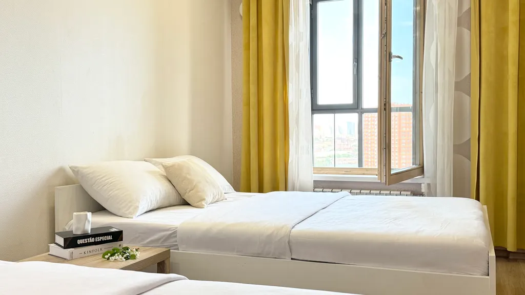 Квартира Hugge Place | Двухкомнатная студия у Аквапарка с Wi-Fi — Новосибирск