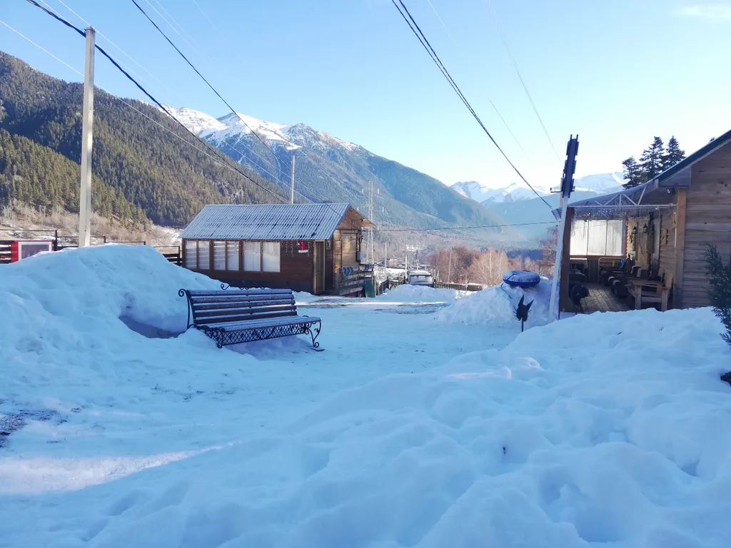 Трёхместный домик в Архызе